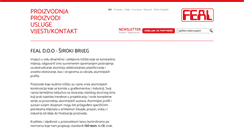 Desktop Screenshot of feal.ba